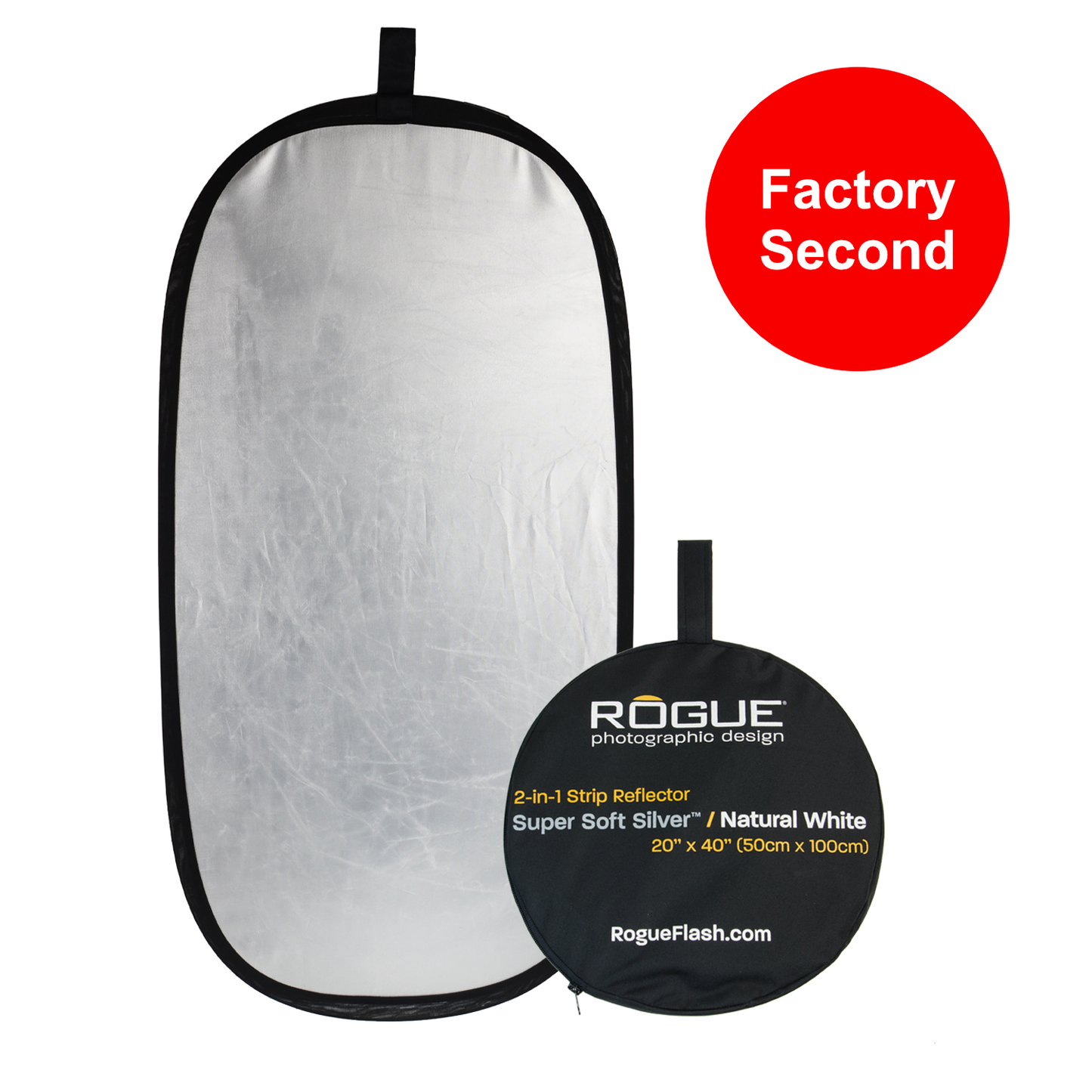 
                  
                    SEGUNDA FÁBRICA: <tc>Rogue</tc> Juego de reflectores plateados súper suaves de 32” + 20x40”
                  
                