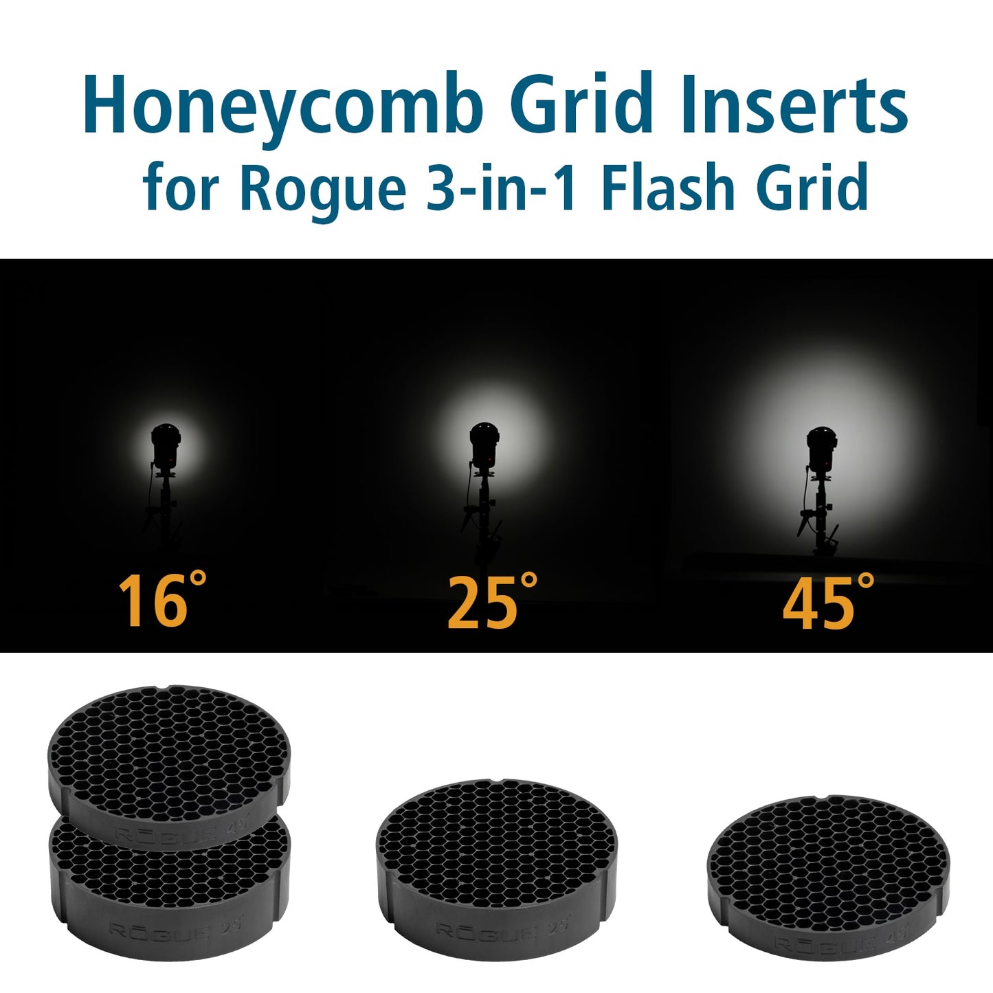 
                  
                    Rogue Flash Grid 3-in-1 Sistema di griglie impilabili
                  
                