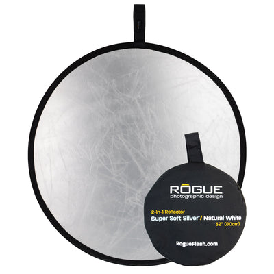 Rogue 32” 2-in-1 Super Soft Silver Reflector